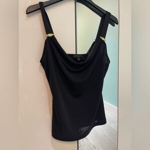 Donna Karan Black Sleeveless Top